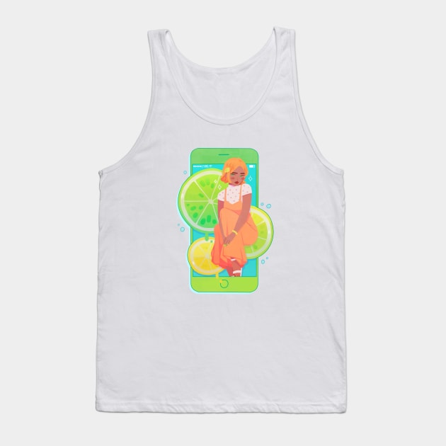 citrus Tank Top by flowerveil